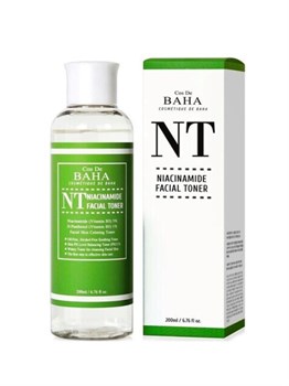 Cos De BAHA Тонер для проблемной кожи с ниацинамидом NT Niacinamide Toner 200ml 04848 - фото 8470