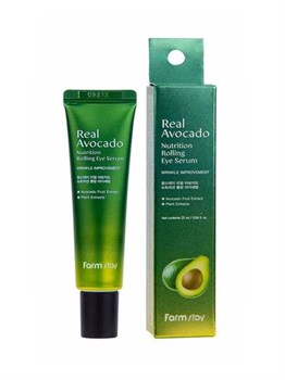 FarmStay Питательная сыворотка для кожи вокруг глаз с экстрактом авокадо 25мл  Real Avocado Nutrition Rolling Eye Serum 04868 - фото 8477