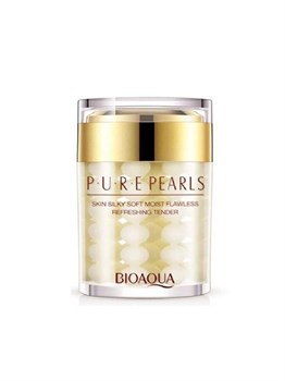 BIOAQUA PURE PEARLS Увлажняющий крем для лица с коллагеном и жемчугом,60 г, 794587 04309 - фото 8511