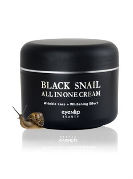 ENL BLACK SNAIL Крем для лица многофункциональный с экстрактом черной улитки Black Snail All In One Cream 100мл 02161 - фото 8633