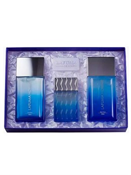 Bergamo Мужской набор 3 предмета тоник, эмульсия,  элегантный парфюм LAFUMA Homme Blue Set 04933 - фото 8684