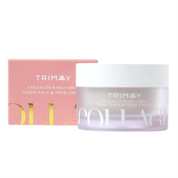 Ночной крем для лица и шеи с бакучиолом Trimay Collagen Bakuchiol Night Face & Neck Cream 50 мл 04938 - фото 8719