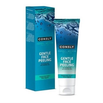 Consly Отшелушивающий гель для деликатного очищения Gentle Face Peeling with Hyaluronic Acid and Blue Agave 120 мл 04987 - фото 8789