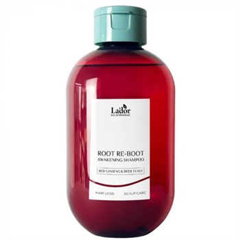 Lador Шампунь с женьшенем для роста волос VEGAN Root Re-Boot Awakening Shampoo Red Ginseng & Beer Yeast 300 мл 04999 - фото 8795