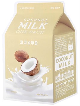 Маска для лица тканевая A'PIEU Coconut Milk One-Pack 00596 - фото 8831