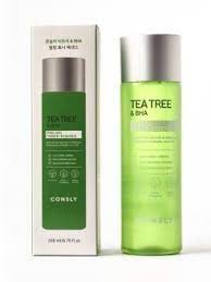 Consly Пилинг-тонер отшелушивающий с чайным деревом и салициловой кислотой Tea Tree and Salicylic Acid 200мл 05021 - фото 8894