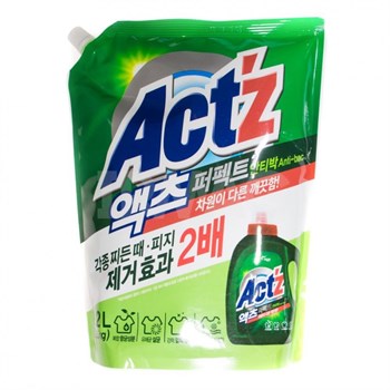 PIGEON Концентрированный гель для стирки белья ACT'Z Perfect Anti bacteria (bacterium) (Pouch 2.2L) 02580 - фото 8969