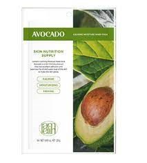 Lamelin calming moisture mask pack Avocado Питательная увлажняющая тканевая маска для лица 30 гр 05076 - фото 9008