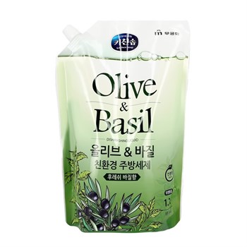 Mukunghwa Средство для мытья посуды Олива-Базилик 1.2 л Olive & Basil Dishwashing Detergent 05115 - фото 9067