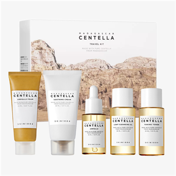 Skin1004 Madagascar Centella Travel Kit Дорожный набор с центеллой (30мл + 20мл + 30мл + 30мл + 30мл) 05188 - фото 9151