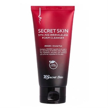 SECRETSKIN Пенка для лица антивозрастная со змеиным пептидом SYN-AKE WRINKLELESS FOAM CLEANSER 100мл 02525 - фото 9326