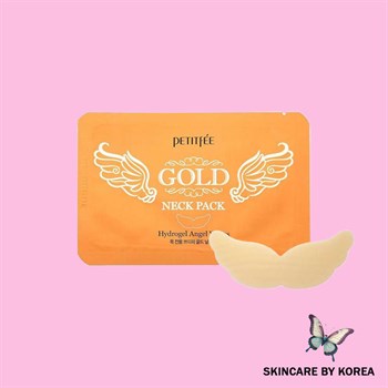 ПТФ Патч для области шеи гидрогелевый PETITFEE Gold Neck Pack 10g 00898 - фото 9538