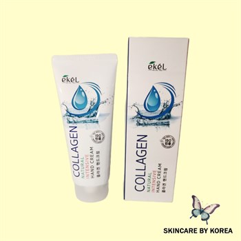 Ekel  Крем для рук с коллагеном глубокое увлажнение Hand Cream Intensive Collagen 100 гр 05238 - фото 9620