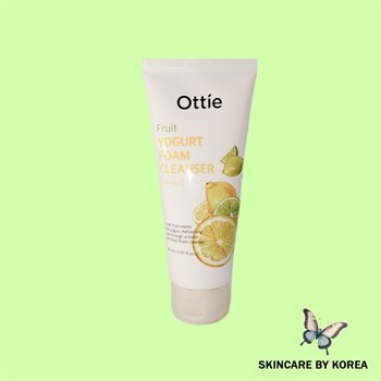 Ottie Йогуртовая пенка для умывания с лимоном Fruit Yogurt Foam Cleanser-Lemon 150 мл 03063 - фото 9623