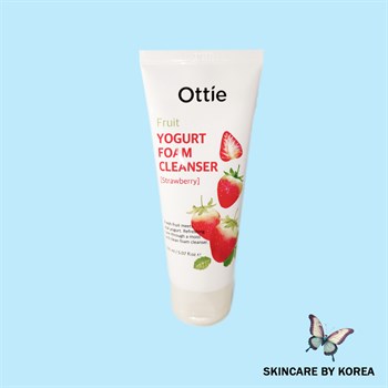 Ottie Йогуртовая пенка для умывания с клубникой Fruit Yogurt Foam Cleanser-Strawberry 150 мл 03065 - фото 9638