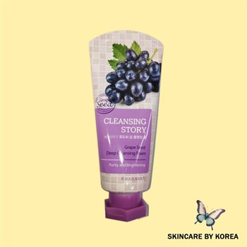 Welcos Пенка для лица с экстрактом виноградных косточек Cleansing Story Foam Cleansing (Grape Seed) 120гр 02191 - фото 9639