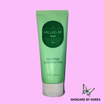 Welcos Пенка для умывания с центеллой Around Me Relief Cicatree Cleansing Foam 120 мл 05328 - фото 9646