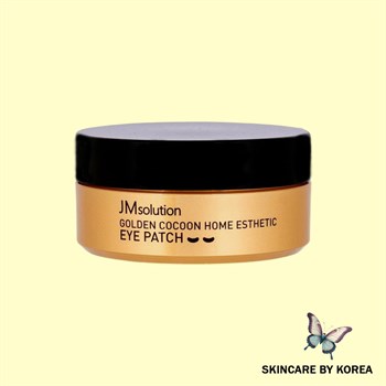 JMsolution Гидрогелевые патчи с шёлком и золотом Golden Cocoon Home Esthetic Eye Patch 60 шт 05333 - фото 9673