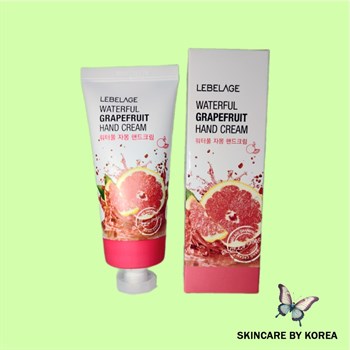 Lebelage Крем для рук с экстрактом грейпфрута WATERFUL GRAPEFRUIT HAND CREAM 100 мл 05244 - фото 9689