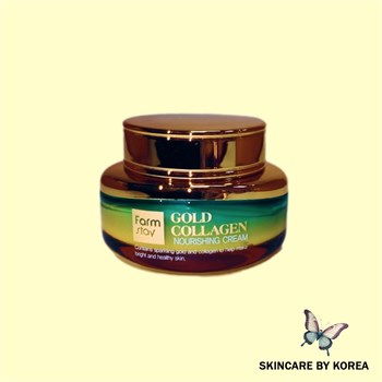 FarmStay Gold Collagen Nourishing Cream Питательный крем с коллагеном 55 ml 02713 - фото 9769
