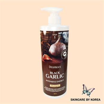 Deoproce Шампунь от выпадения волос с экстрактом черного чеснока SHAMPOO BLACK GARLIC INTENSIVE ENERGY 1000мл 03463 - фото 9843