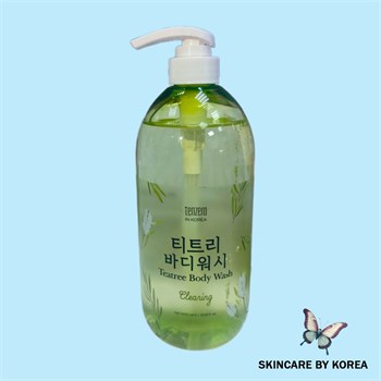 Tenzero Гель для душа с чайным деревом Teatree Body Wash Cleaning 1 л 05347 - фото 9897