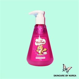 Hanil Meichi Kids Push Strawberry Mint Toothpaste Детская зубная паста со вкусом клубники 180гр 05148