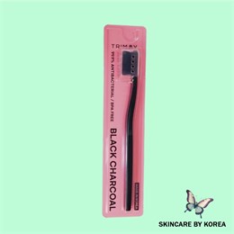 TRIMAY Зубная щетка с угольным напылением Black Charcoal Toothbrush 1 шт 05271