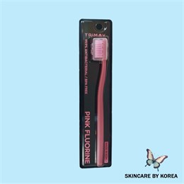 TRIMAY Зубная антибактериальная щетка Pink Fluorine Toothbrush 1 шт 05270
