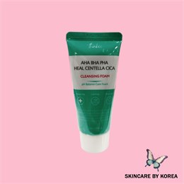 THINKCO Пенка для умывания ЦЕНТЕЛЛА АЗИАТСКАЯ И КИСЛОТЫ AHA, BHA, PHA Heal Centella Cica Cleansing Foam, 50 мл 05276