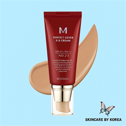 Missha ББ крем натуральный бежевый тон 23 Beige SPF42/PA+++ M Perfect Cover BB Cream 50 мл 02842