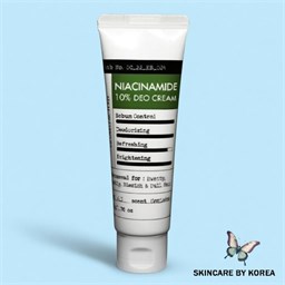 Derma Factory Крем-дезодорант для тела с 10% ниацинамидом Niacinamide 10% Deo Cream, 50 г. 05594