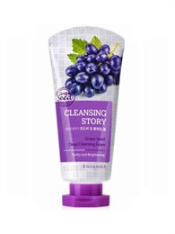 Welcos Пенка для лица с экстрактом виноградных косточек Cleansing Story Foam Cleansing (Grape Seed) 120гр