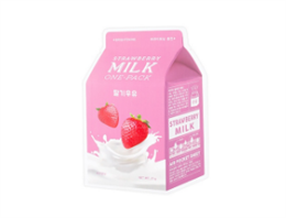 A'PIEU Маска для лица тканевая Strawberry Milk One-Pack