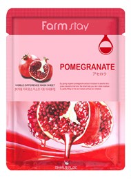 Маска тканевая с гранатом FarmStay VISIBLE DIFFERENCE MASK SHEET Pomegranate 23ml