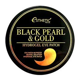 [ESTHETIC HOUSE] Гидрогел. патчи д/ глаз ЧЕРНЫЙ ЖЕМЧУГ/ЗОЛОТО  BLACK PEARL&GOLD HYDROGEL EYEPATCH
