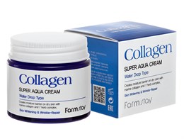 FARM STAY Увлажняющий крем для лица с коллагеном Collagen Super Aqua Cream 80мл 04674