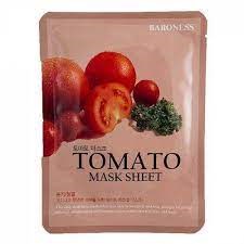 BARONESS Airlaid Face Mask-Tomato Маска тканевая с экстрактом томата !СРОКИ ГОДНОСТИ 11.2023!