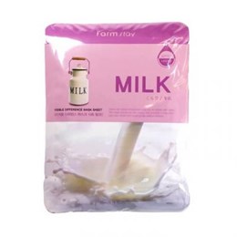 Маска тканевая с молоком FARMSTAY Visible Difference Mask Sheet MILK 23ml
