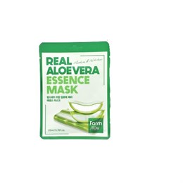 Тканевая маска с экстрактом алое  FARMSTAY REAL ALOE VERA ESSENCE MASK 03356