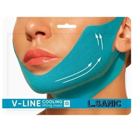 L’Sanic Маска-бандаж для коррекции овала лица с охлаждающим эффектом V-Line Cooling Lifting Face Mask 1 шт 05287