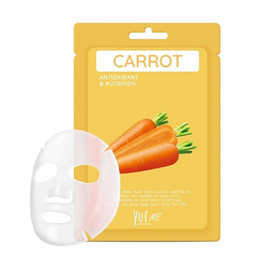 Yu.r Me Carrot Sheet Mask Маска для лица с экстрактом моркови 05322-1