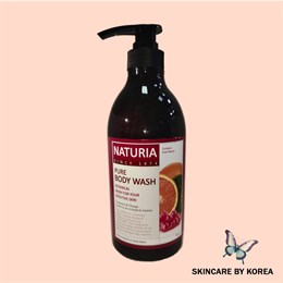 NATURIA Гель для душа КЛЮКВА-АПЕЛЬСИН Pure Body Wash Cranberry & Orange, 750 мл 02469