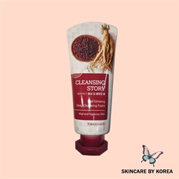 Welcos Пенка для умывания с экстрактом красного женьшеня Cleansing Story Foam Cleansing(Red Ginseng) 120г 00369