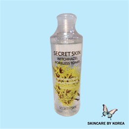 Тонер для лица с экстрактом гамамелиса Secret Skin Witchhazel Poreless Toner 250мл 00392