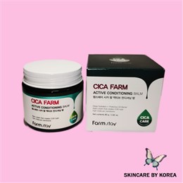 Интенсивный увлажняющий крем-бальзам для лица с центеллой FARM STAY CICA FARM ACTIVE CONDITIONING BALM 80g !СРОКИ ГОДНОСТИ 07.2025! 03654