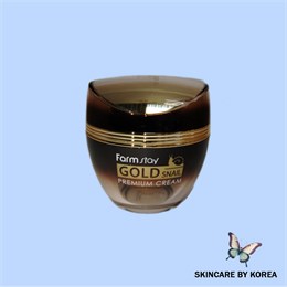 Премиум-крем с золотом и муцином улитки FARMSTAY Gold Snail Premium Cream 50ml 00031