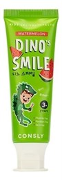 Consly Гелевая зубная паста c ксилитом и вкусом арбуза от 3 лет Dino's Smile Kids Gel Toothpaste Watermelon 60 гр 05327