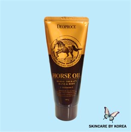 DEOPROCE Крем для рук и тела увлажняющий MOISTURE HAND & BODY HORSE OIL 100мл 00985