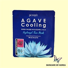 PETITFEE AGAVE COOLING HYDROGEL FACE MASK Охлаждающая гидрогелевая маска с экстрактом агавы 1шт 30 гр 04798